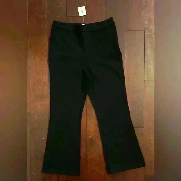 NWT Silence + Noise UO Women’s Bootcut Dress Pants Side Zip Black Size 10 - Picture 1 of 8
